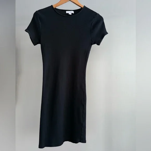 Topshop Ribbed Tee Dress - Picture 2 of 11